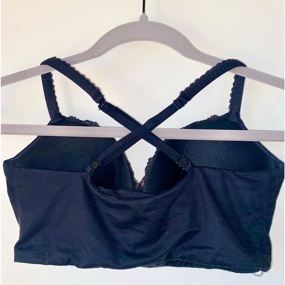 Victoria Secret Body By Victoria Padded No Wire “pull-on” bra. 34C Black - Picture 3 of 6